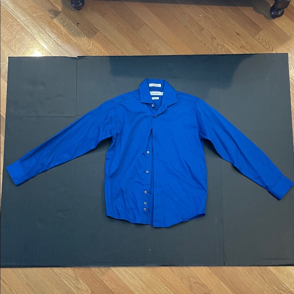 Calvin Klein Kids' Royal Blue Button Down Shirt